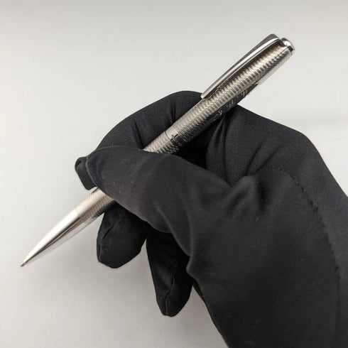 1976 British Vintage Yard O Red Sterling Silver Ballpoint Pen in Case